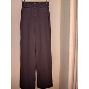 Halara High Waisted Wide Leg Work Pants S Tall Yoga Stretch